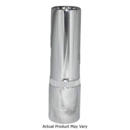 Keen 0.37 in. Drive Deep Chrome Spline Socket - 11 mm KE3537592